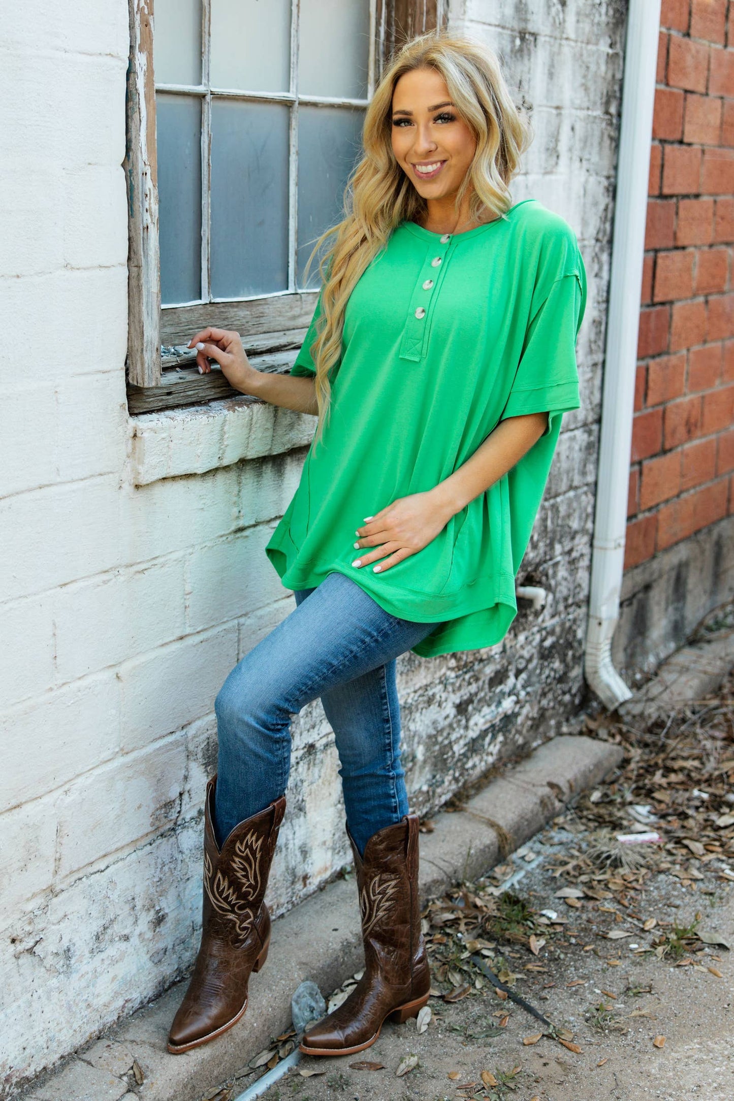Front Button Detail Top