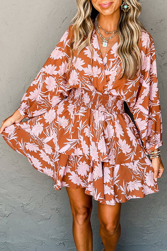 Floral Puff Sleeve Dress