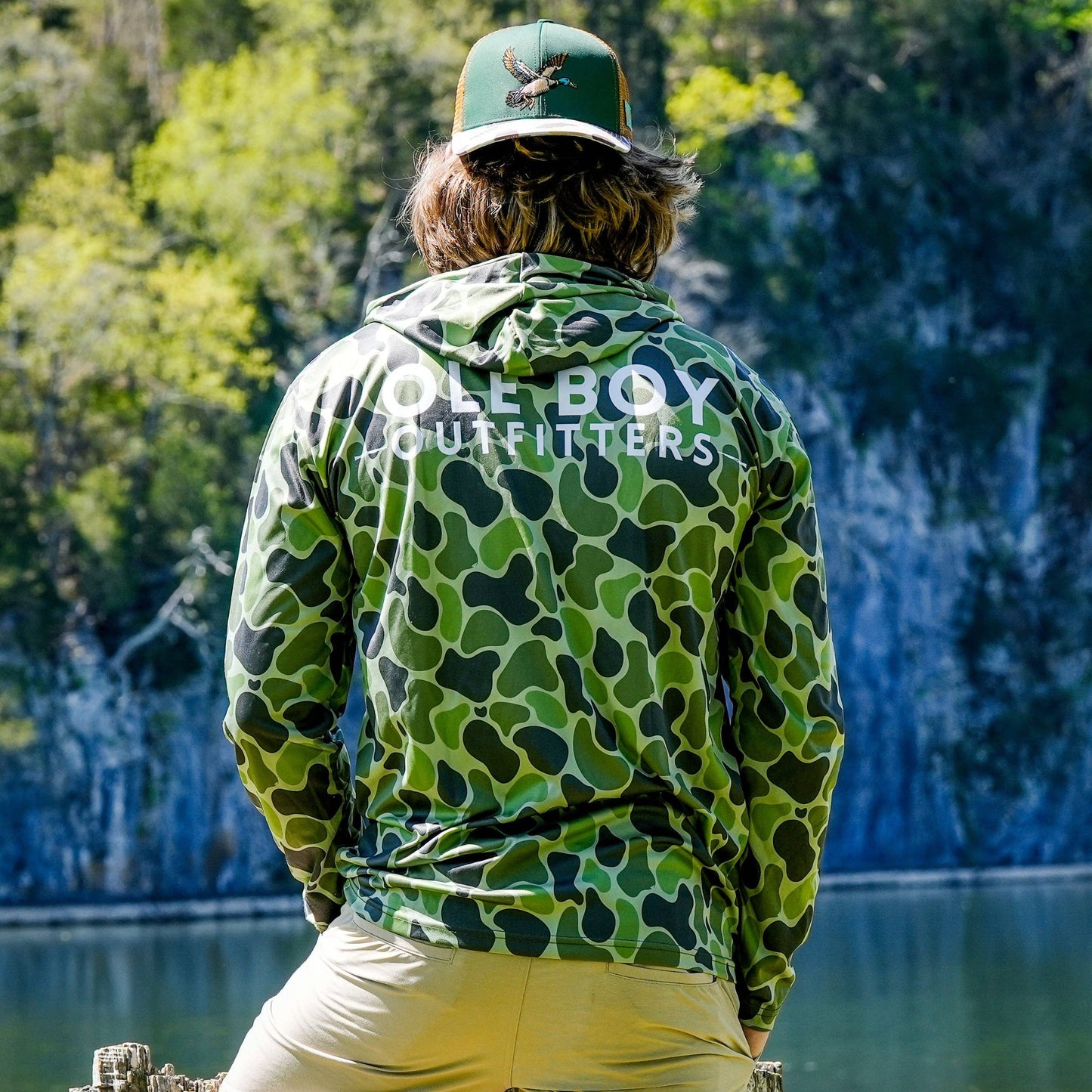 Flying Mallard Camo Trucker Hat