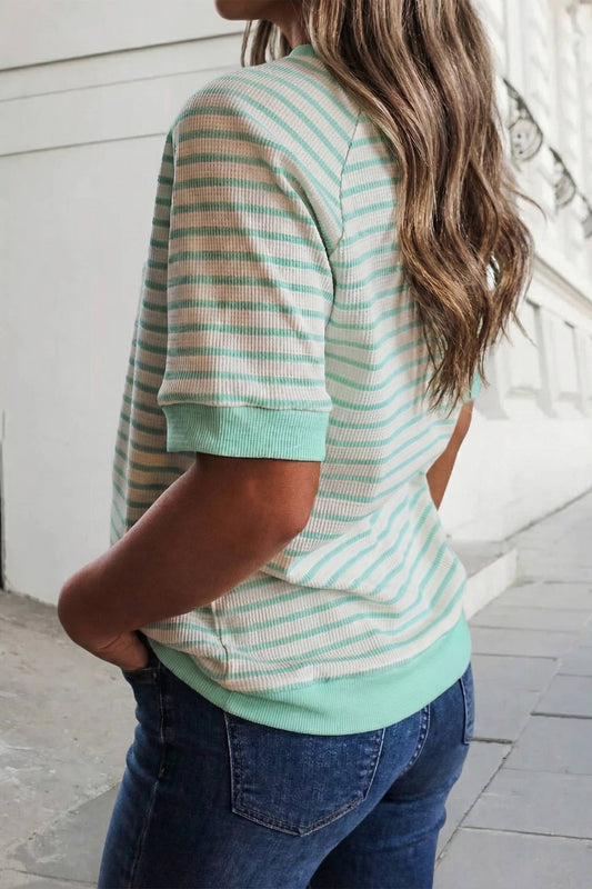 Stripe Short Sleeve Tee