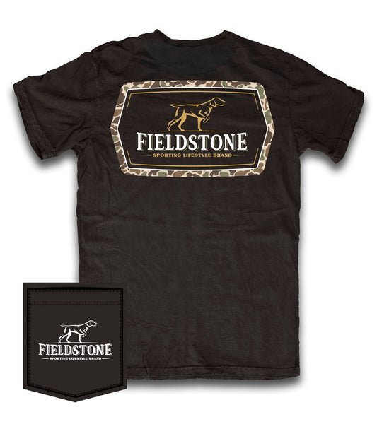 Fieldstone Camo Logo Tee