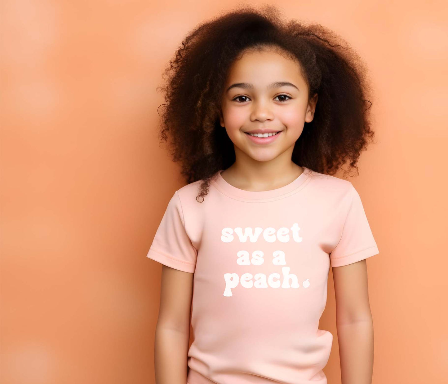 Sweet as a Peach | Girls Summer Tee