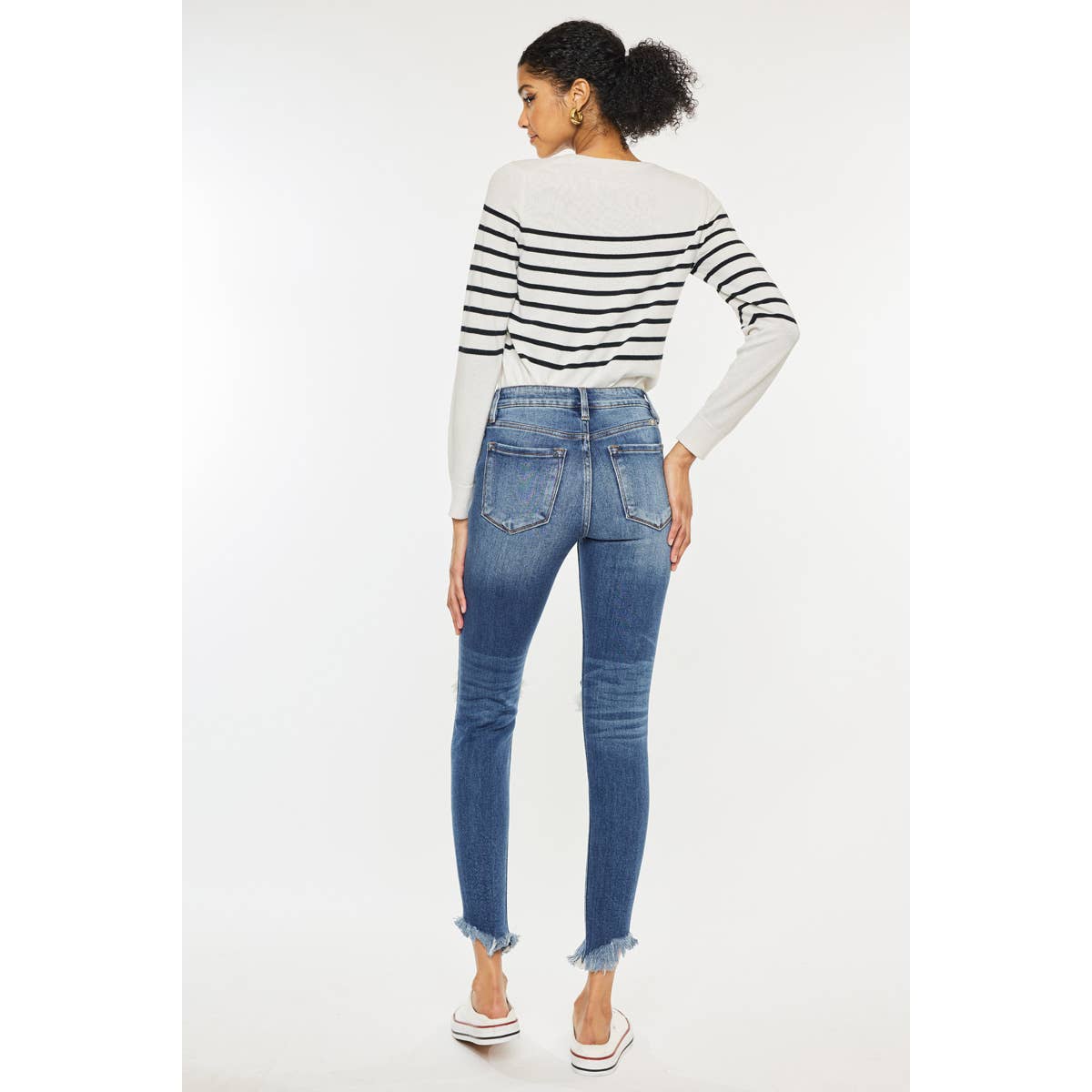 Kancan High Rise Ankle Skinny