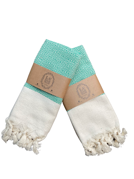Diamond Turkish Cotton Kitchen / Hand Towel 40x18 in