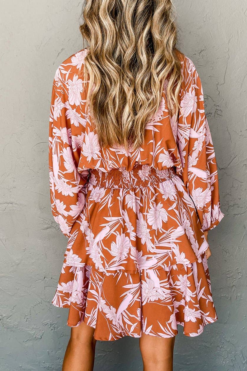 Floral Puff Sleeve Dress