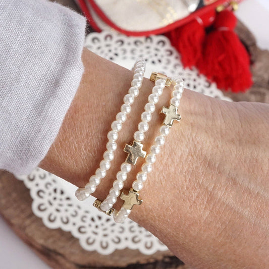Cross Bracelet Stack