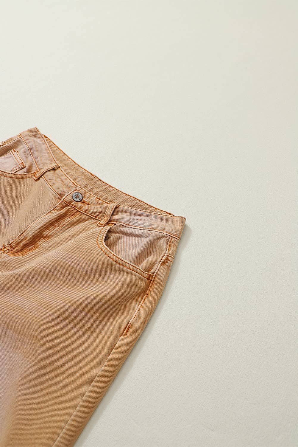 Distressed High Waist Cropped Flare Jeans