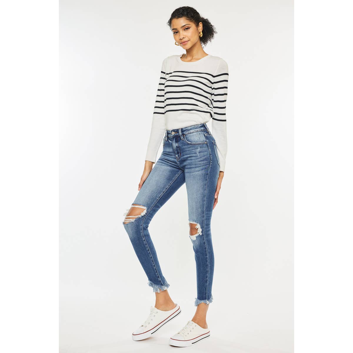 Kancan High Rise Ankle Skinny