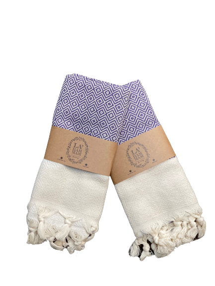 Diamond Turkish Cotton Kitchen / Hand Towel 40x18 in