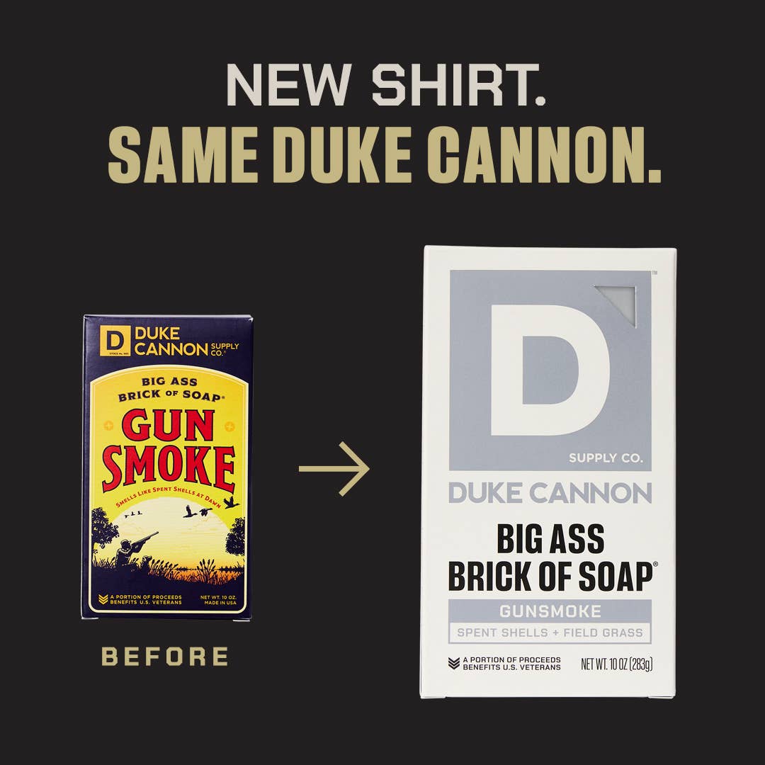Big Ass Brick of Soap- Gun Smoke