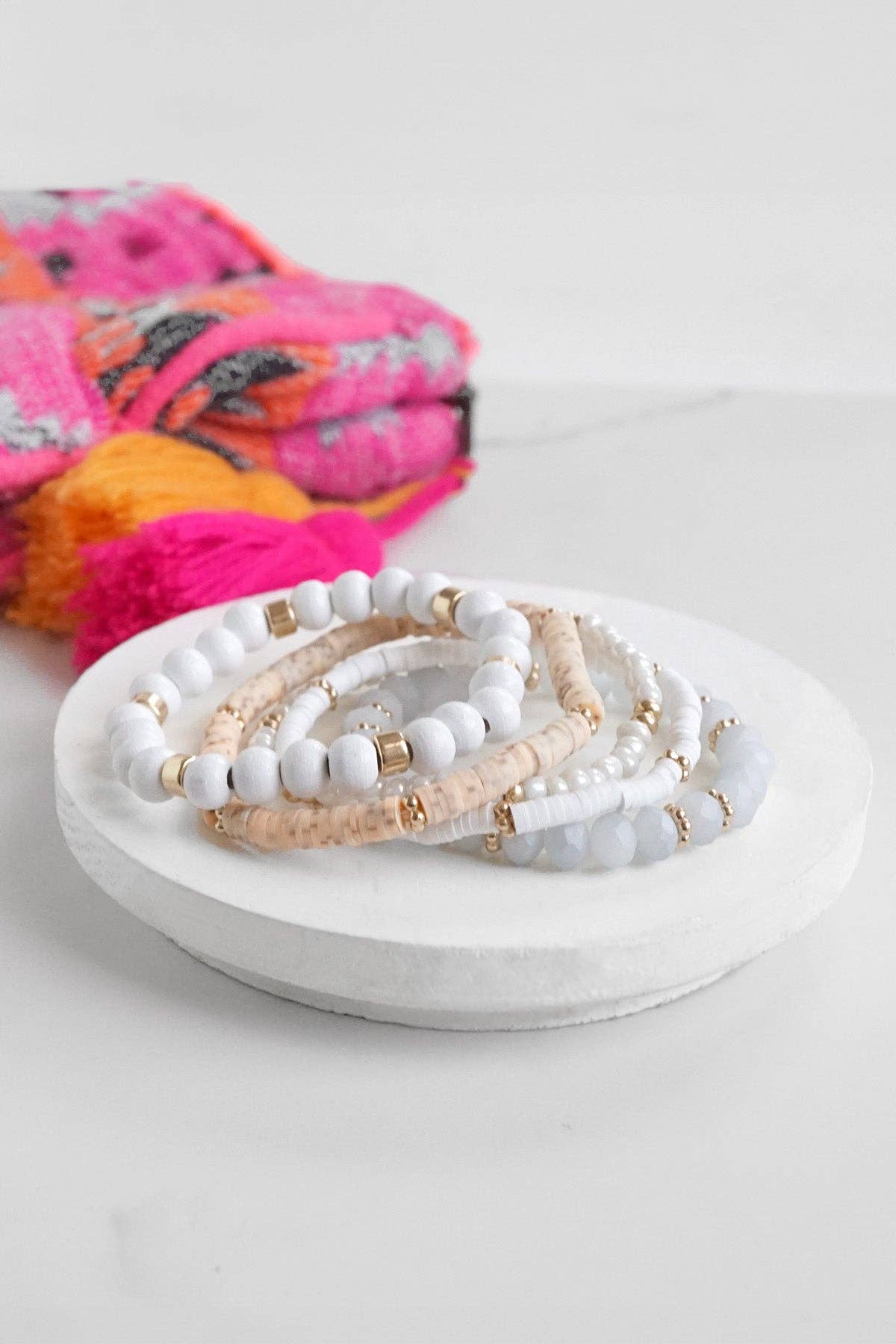 Neutrals Stack Bracelets