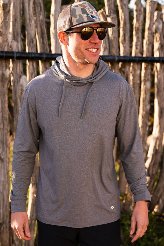 Performance Hoodie - Dark Heather Grey