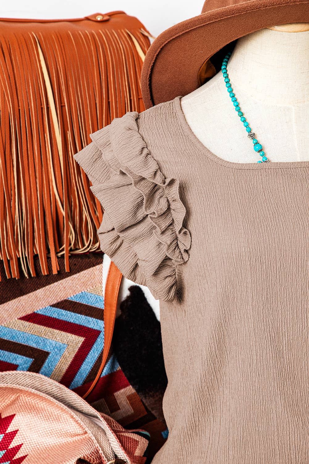 The Penelope Ruffle Tank
