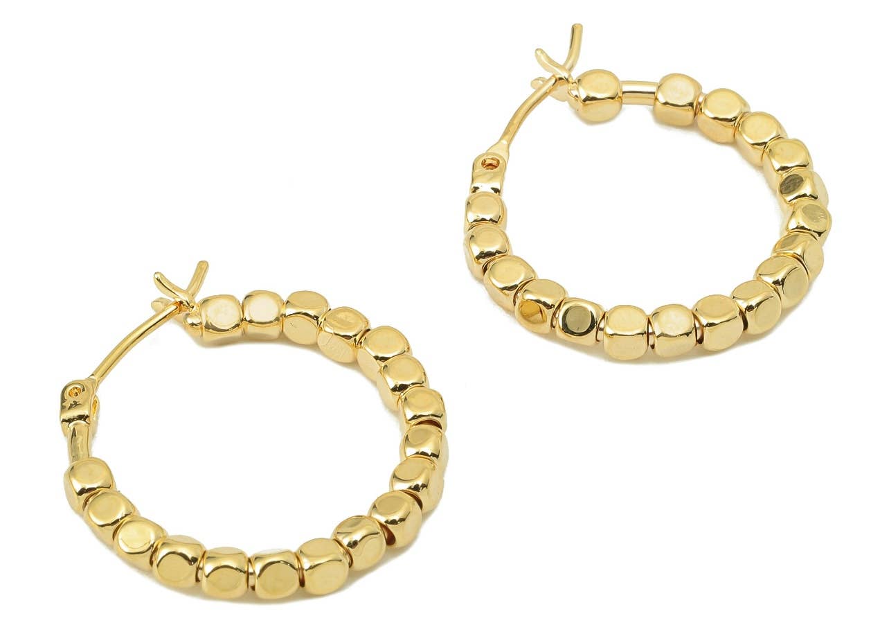 Hadley Gold Hoop Earrings