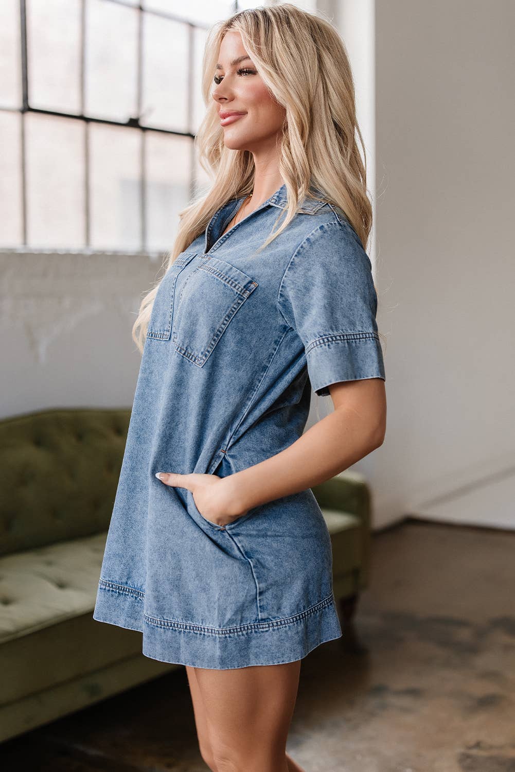 Betsy Denim Mini Dress