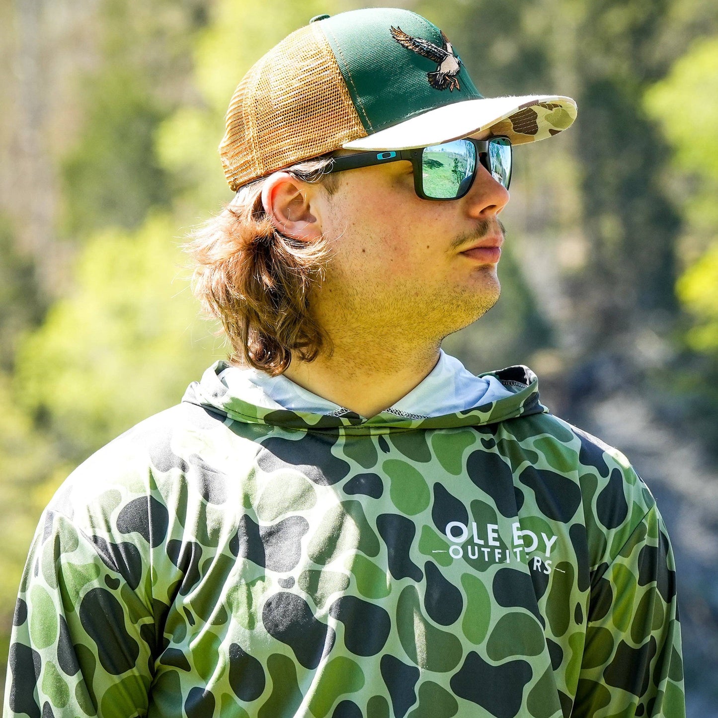 Flying Mallard Camo Trucker Hat