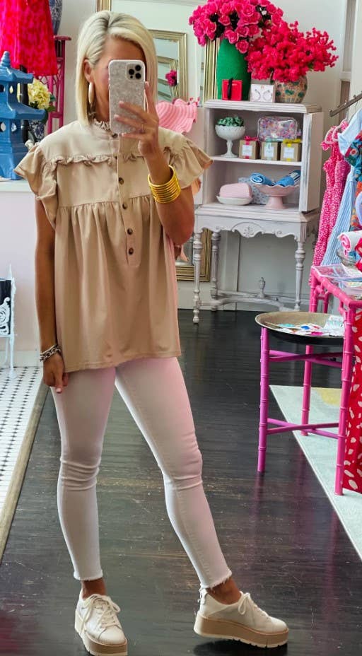 Jane Ruffle Top