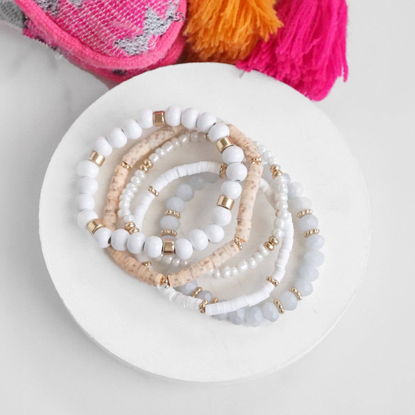 Neutrals Stack Bracelets