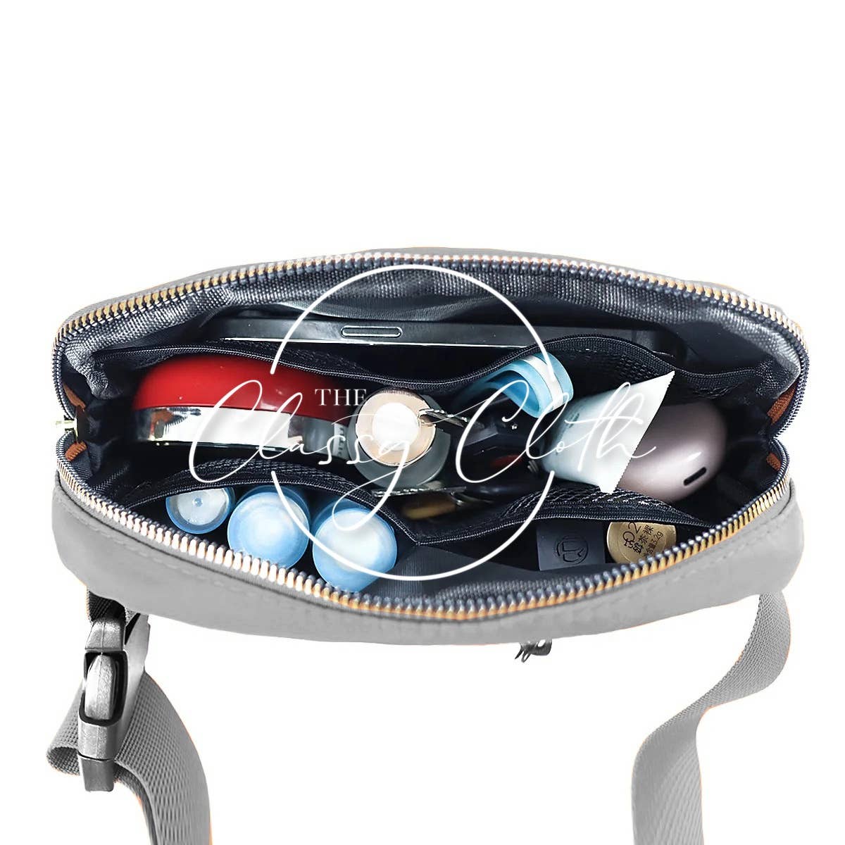 Grey Belt Bag