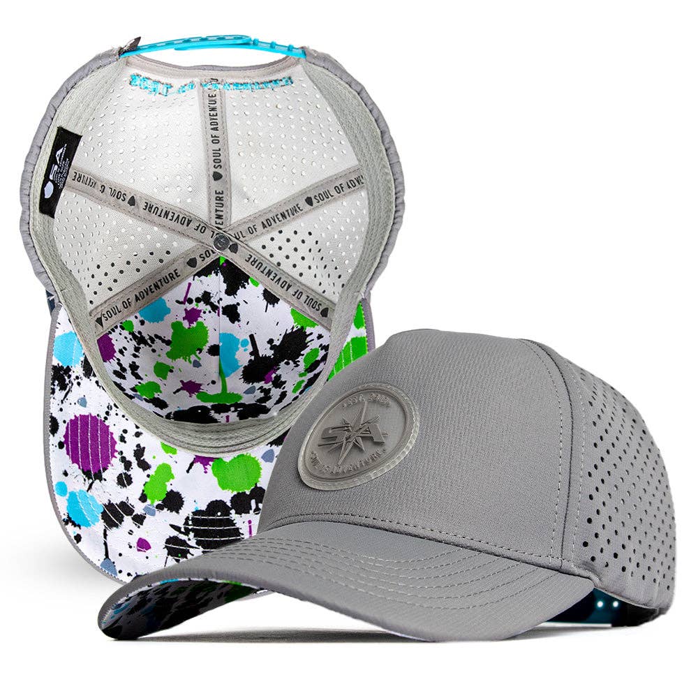 Performance Snapback | Spatter Paint