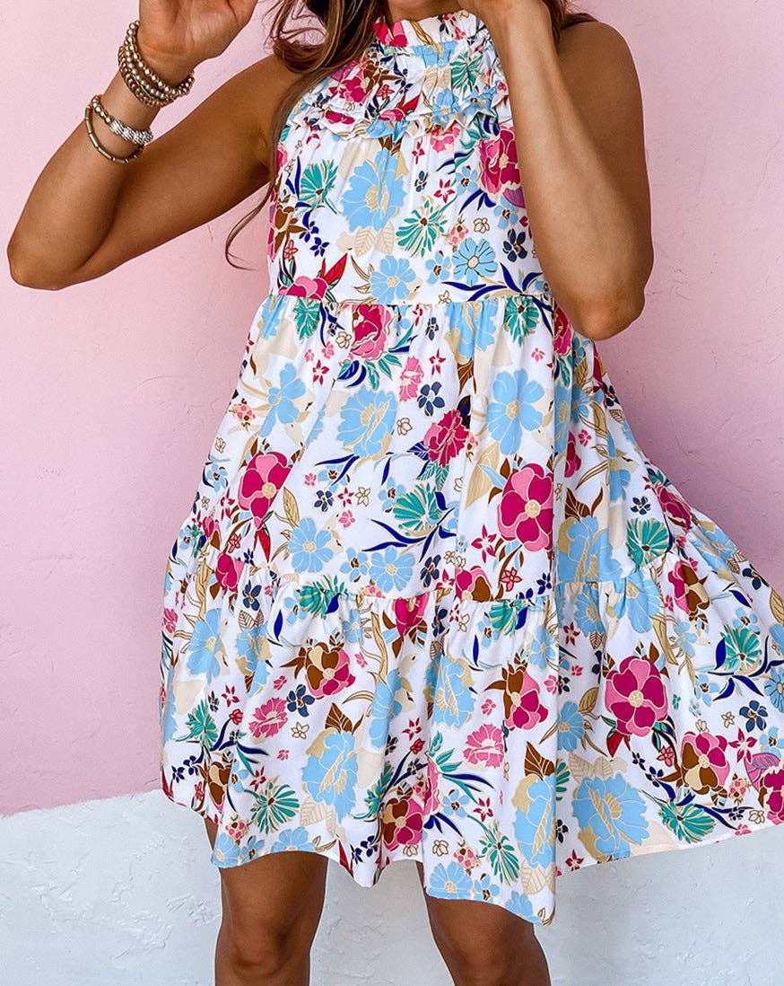 Luna Sleeveless Tiered Dress