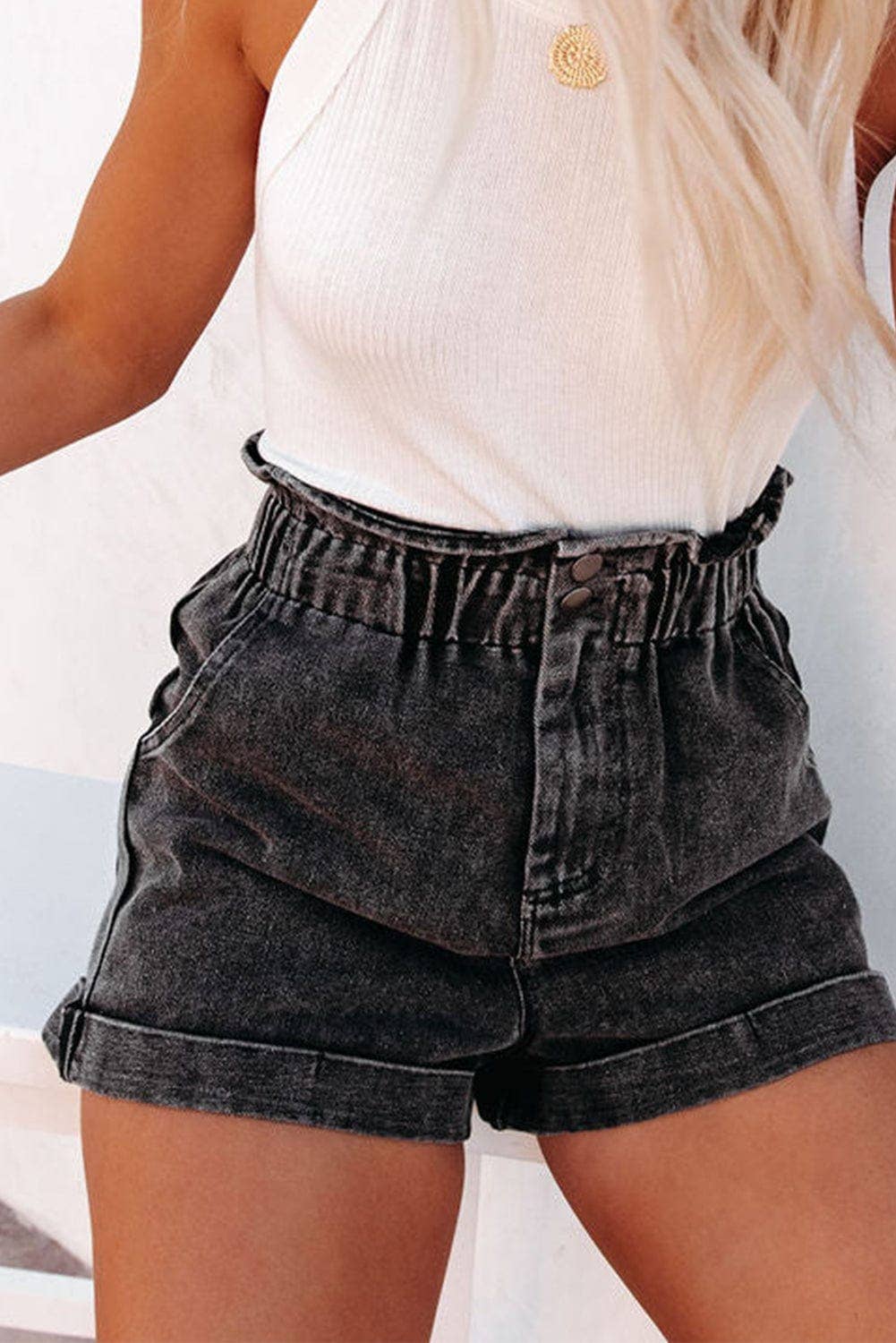 Melanie Vintage Washed Shorts
