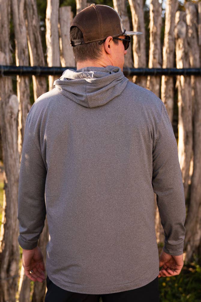 Performance Hoodie - Dark Heather Grey