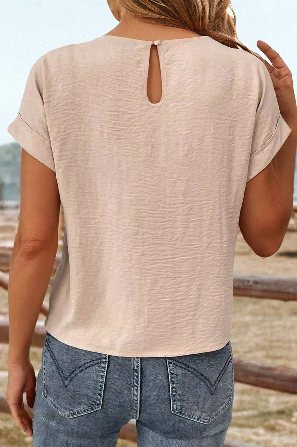 Hazel Knot Front Blouse