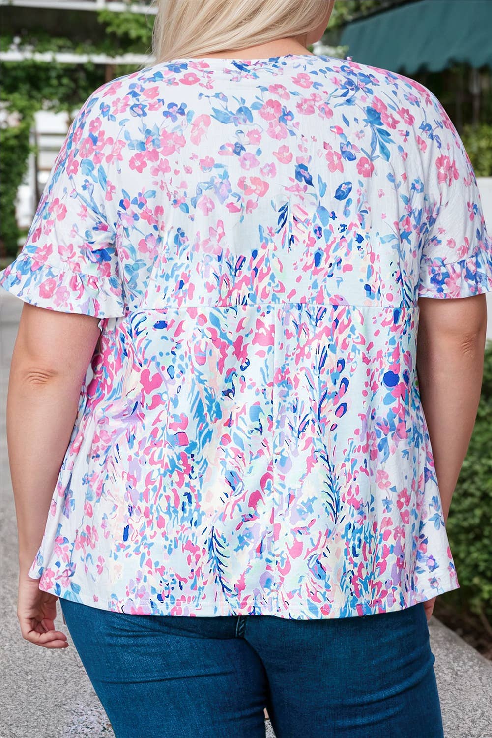 Plus Size Botanical Top