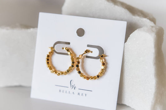 Hadley Gold Hoop Earrings