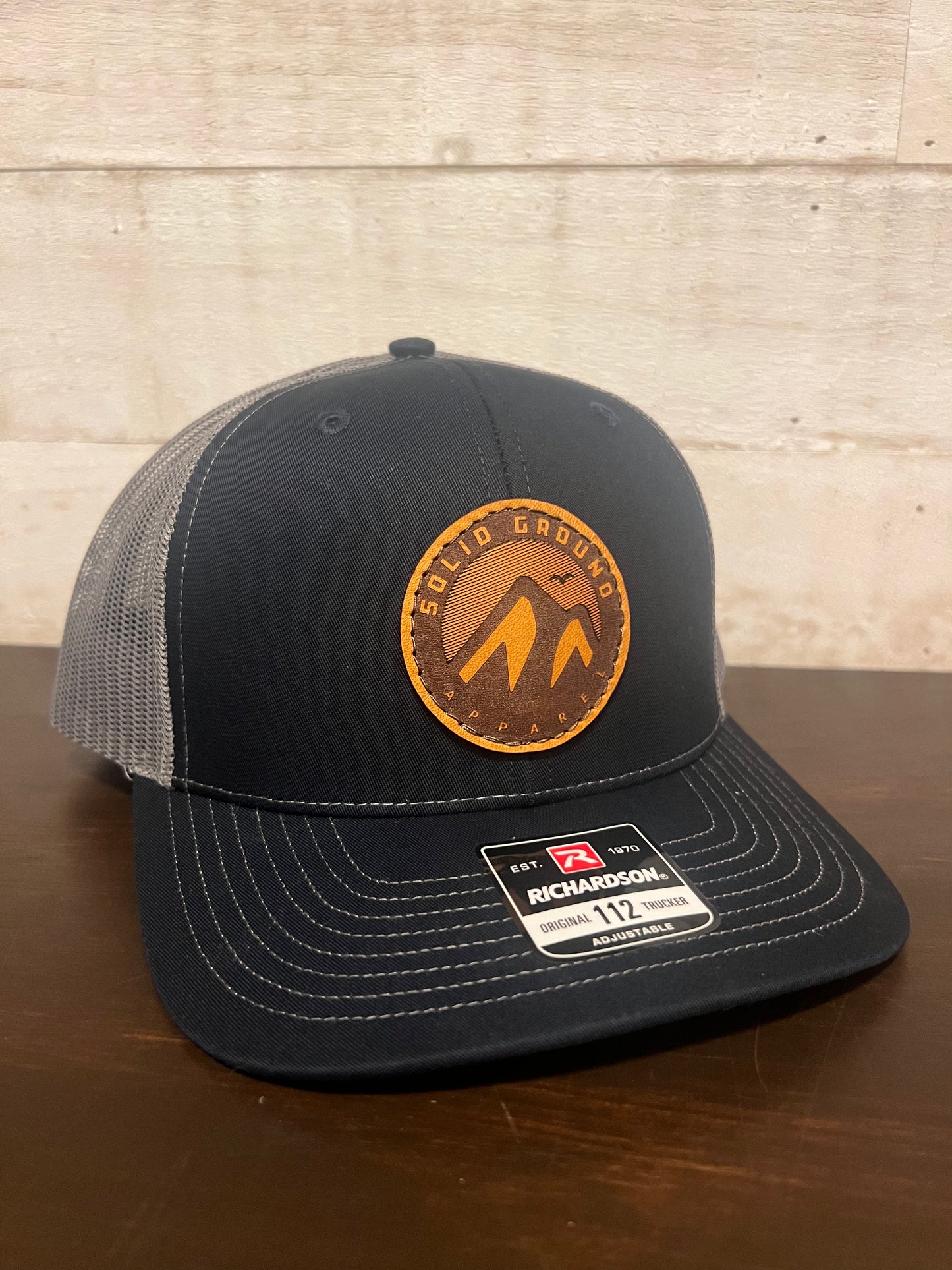 SGA leather patch hat