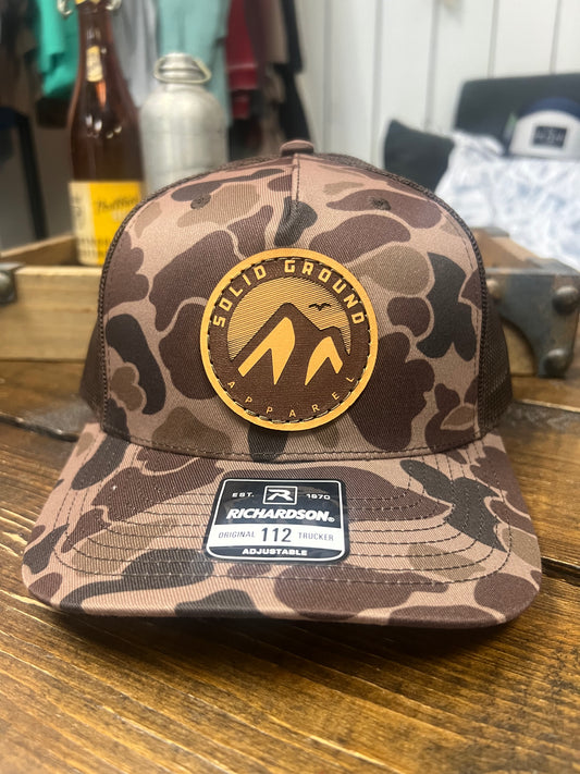 SGA leather patch hat