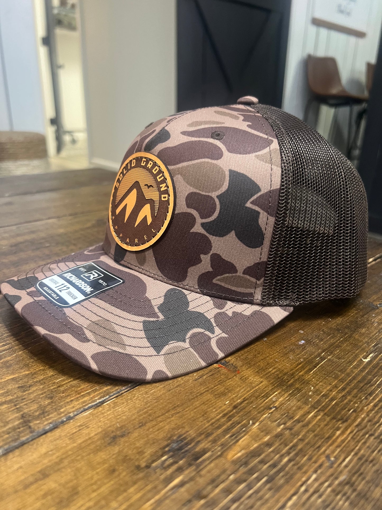 SGA leather patch hat