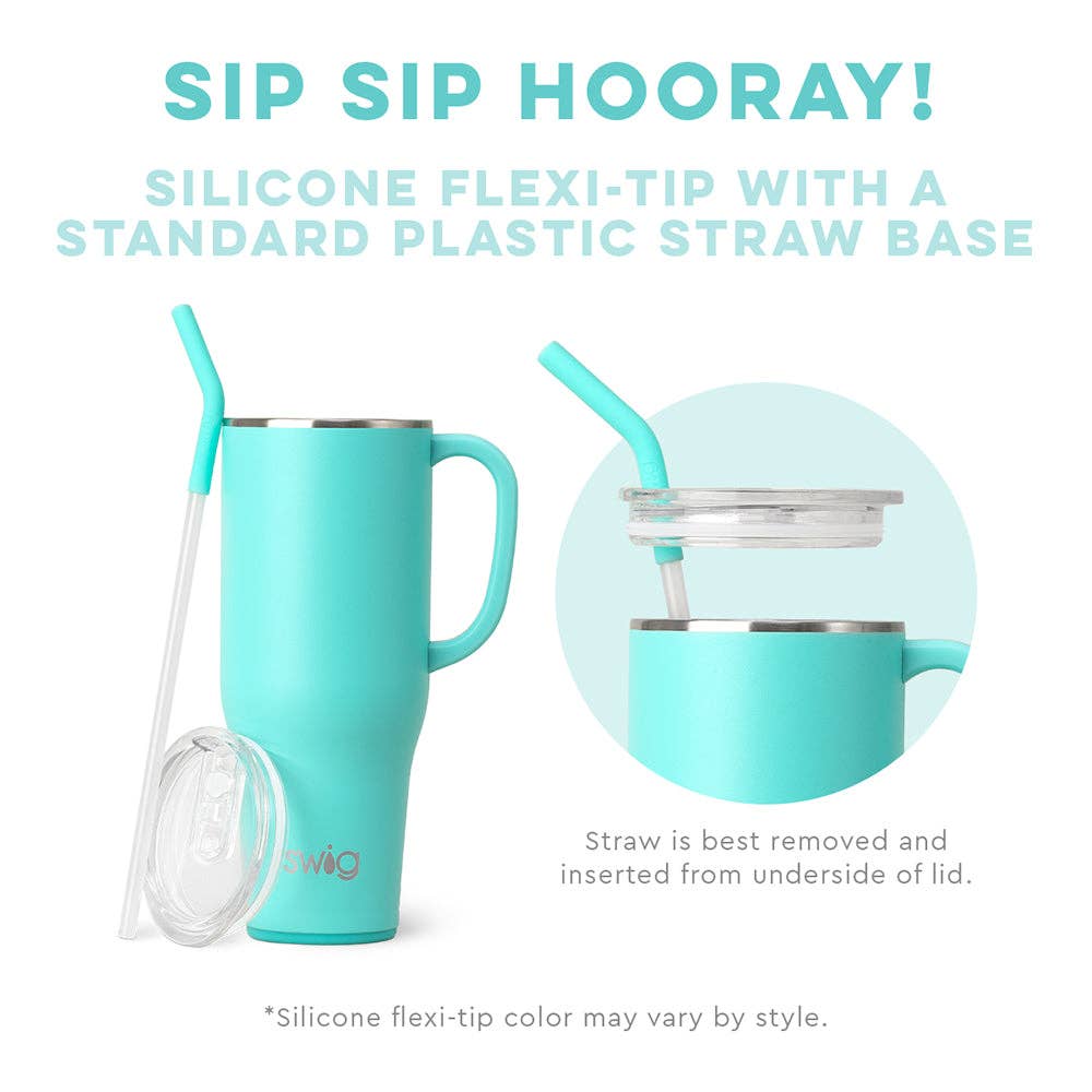 Shimmer Diamond White Mega Mug (30oz)