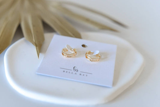 Courtney Gold Hoops