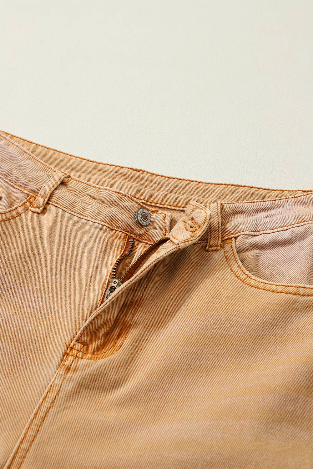 Distressed High Waist Cropped Flare Jeans