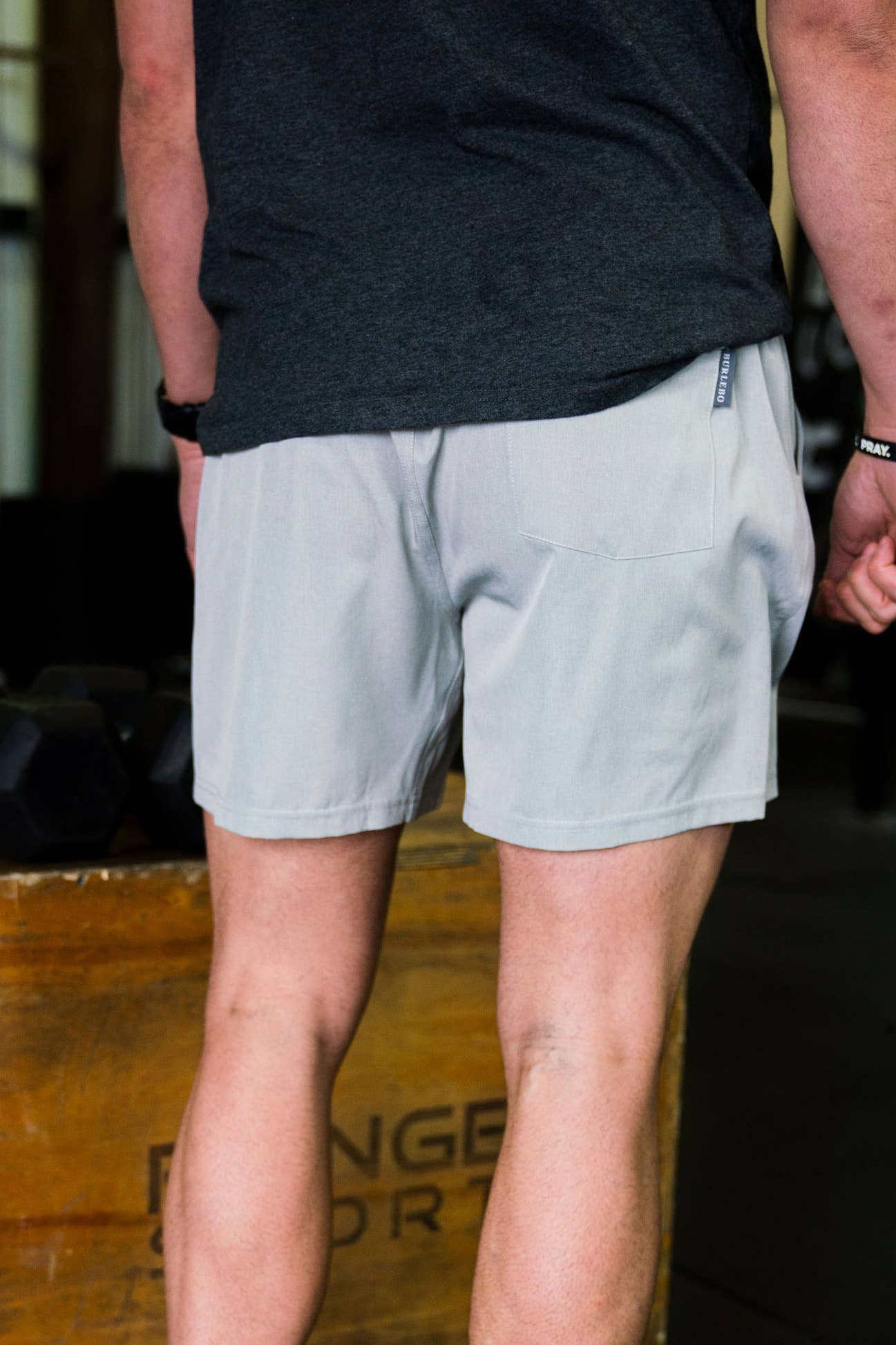 Athletic Short - Light Grey - Mayan Liner 7"