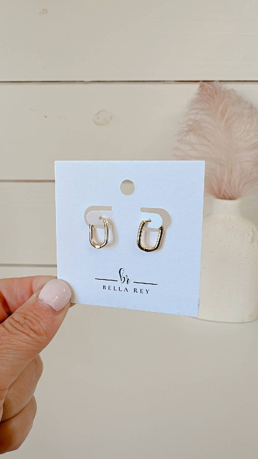 Brileigh Gold Hoop Earrings