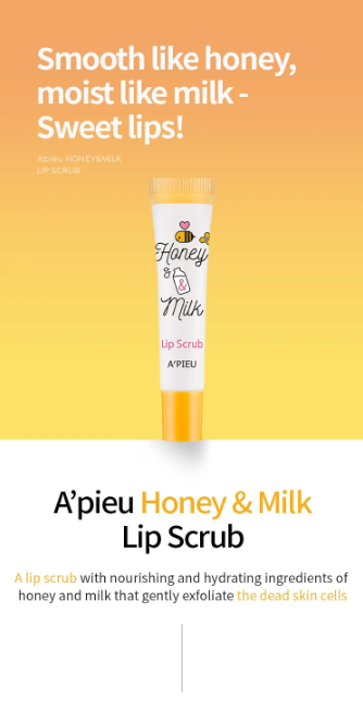 APIEU Honey & Milk Lip Scrub