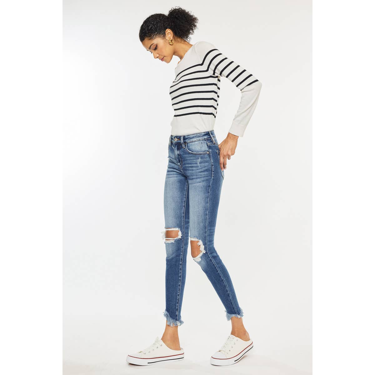 Kancan High Rise Ankle Skinny