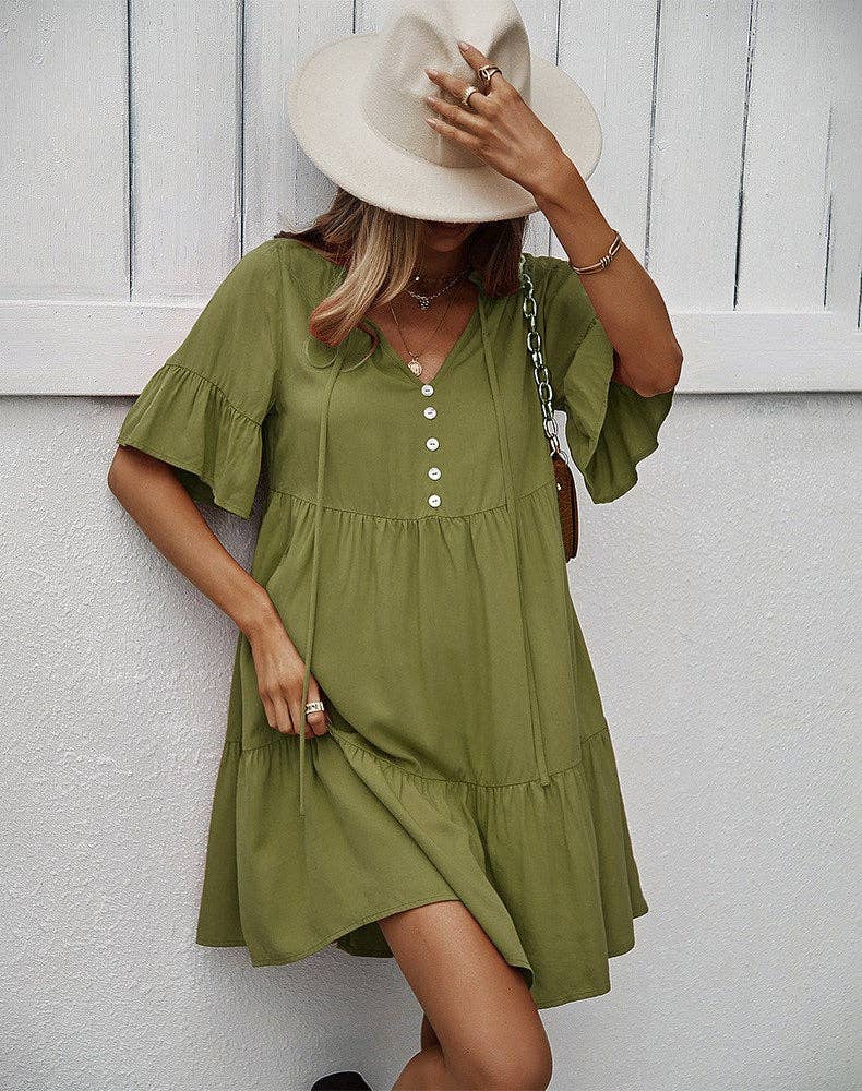 Everyday Ruffled Dress