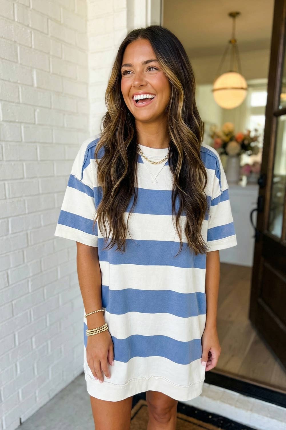 Stripe Tee Dress