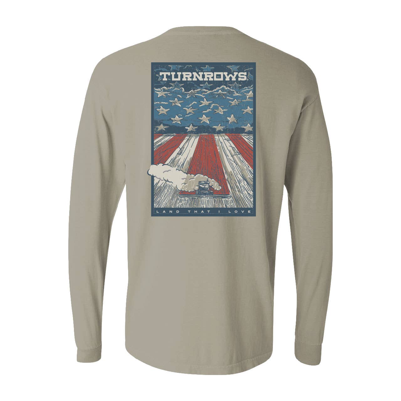 Farm Flag Scene Long Sleeve