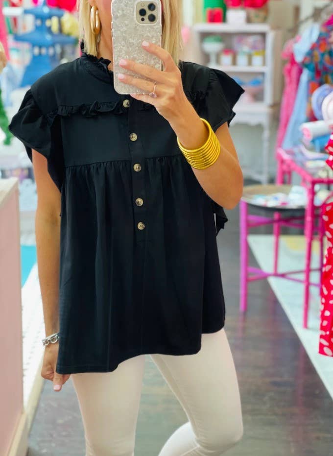 Jane Ruffle Top