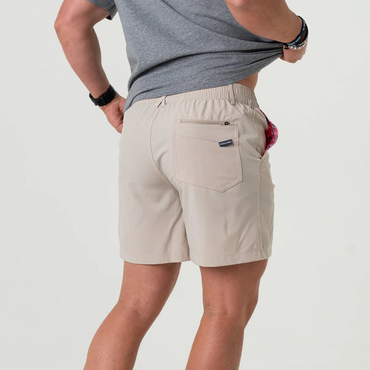 Everyday Shorts- Light Khaki