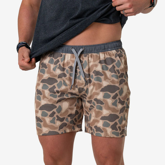 Athletic Shorts- Pintail Camo