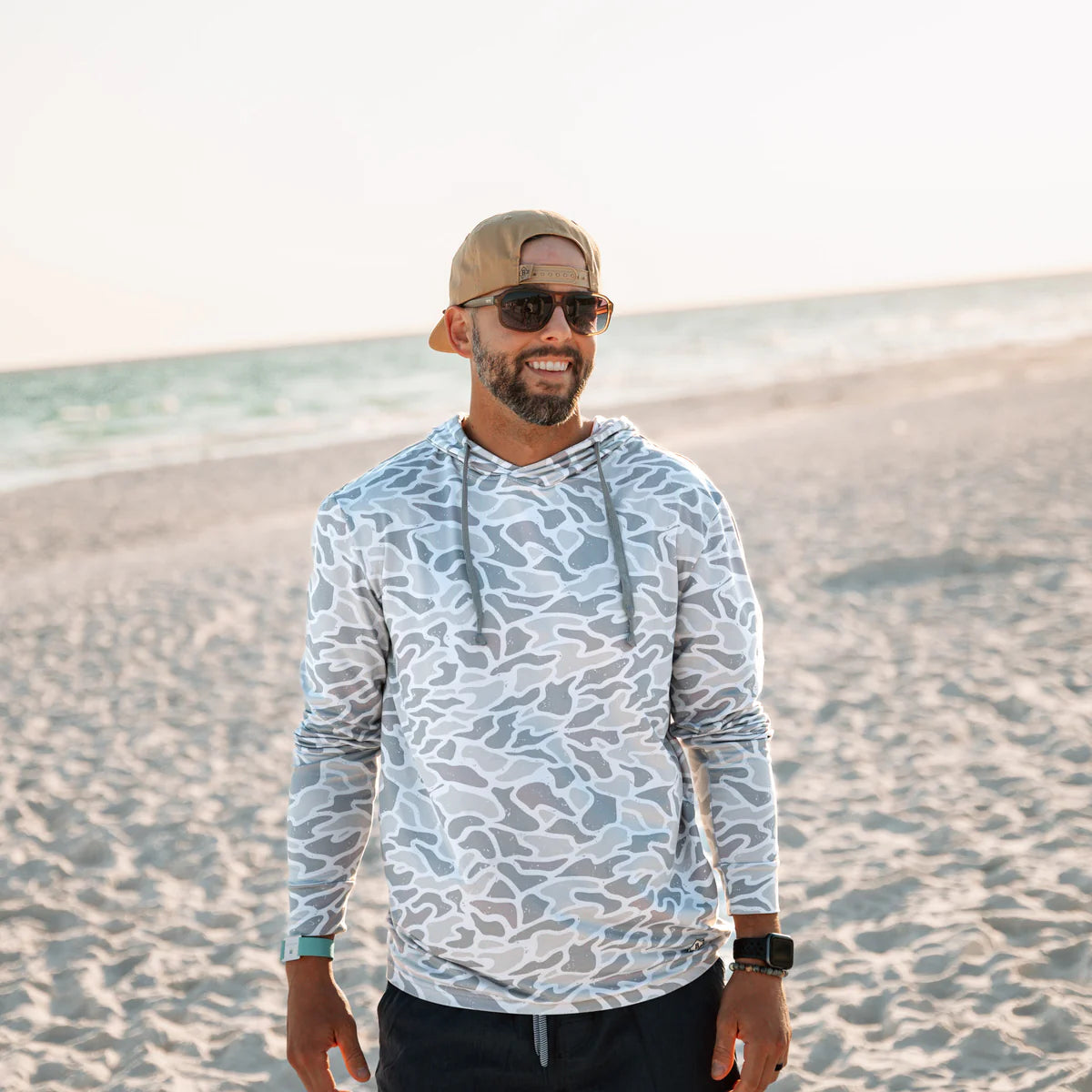 Performance Hoodie- White Camo