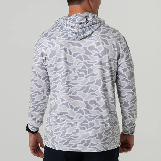 Performance Hoodie- White Camo