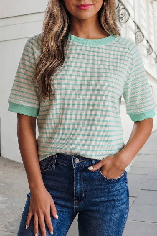 Stripe Short Sleeve Tee