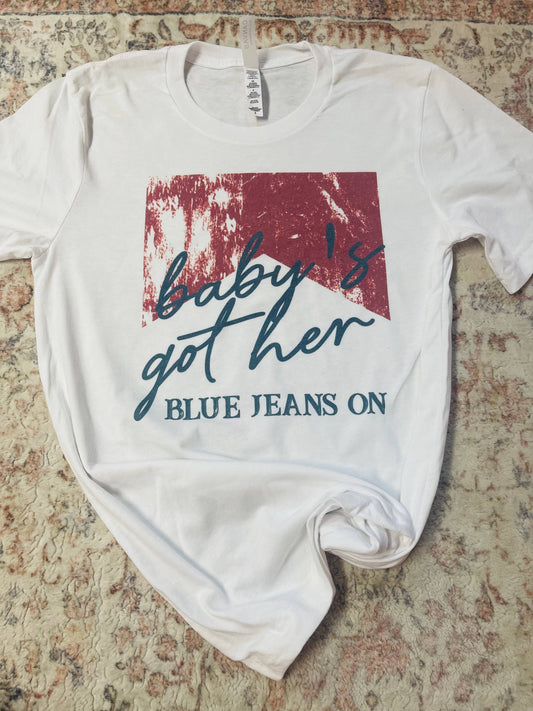 Baby's Blue Jeans Tee